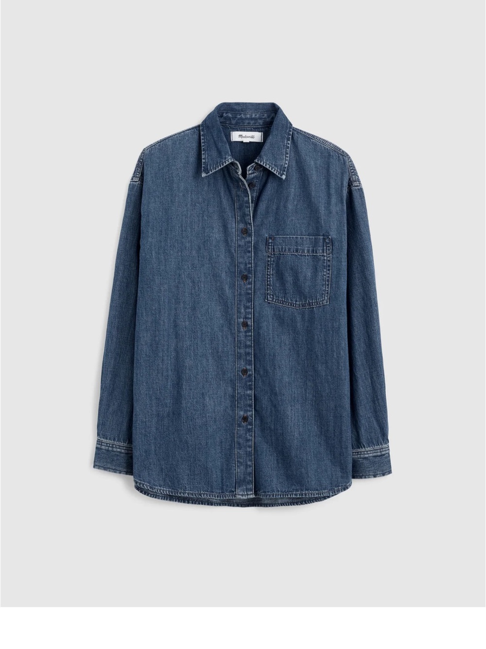 NWT Madewell Denim Easy Shirt